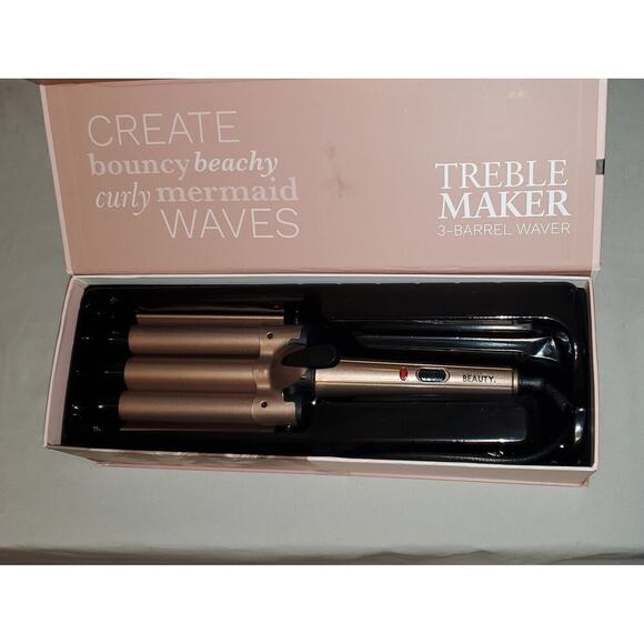 Cortex Beauty 3 Barrel Waver Treble Maker 1" Barrels NIB - Picture 2 of 7